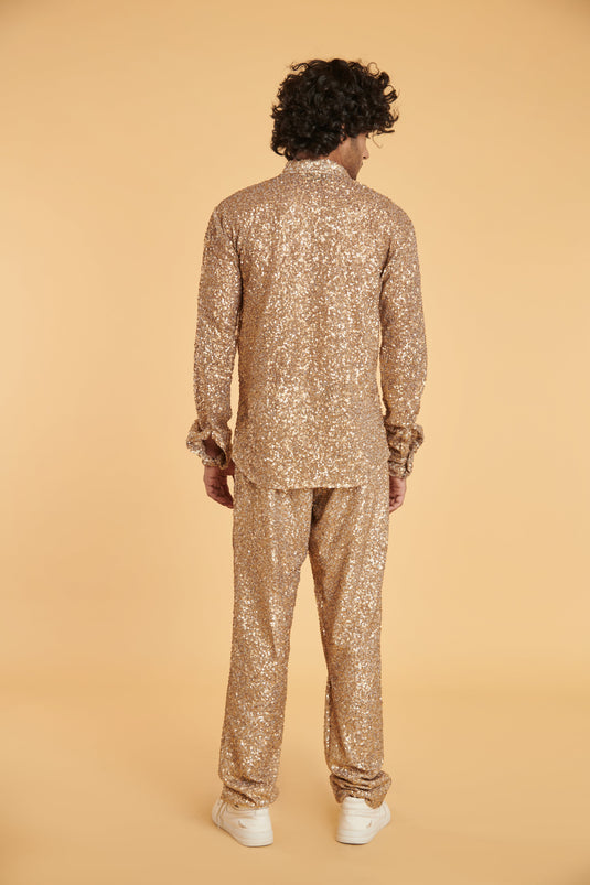 GENERATION GOLD Copy of Gilded bling-bling formals him.