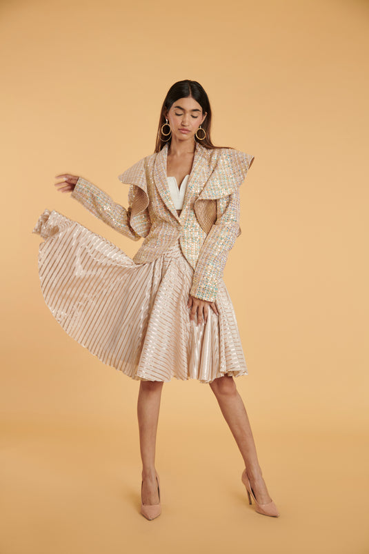 GENERATION GOLD Gilded umbrella.