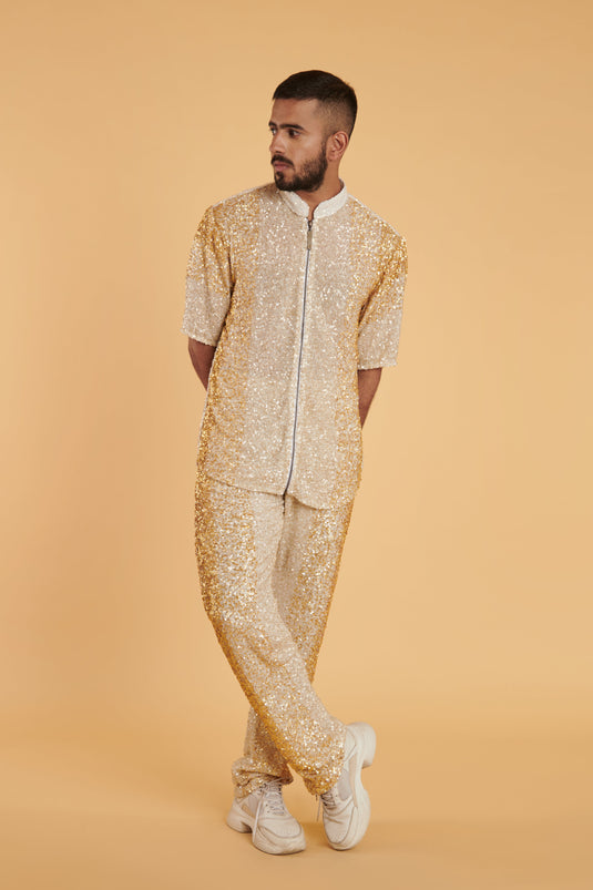 GENERATION GOLD Copy of Vanilla gilded gradient bling-bling formals him.