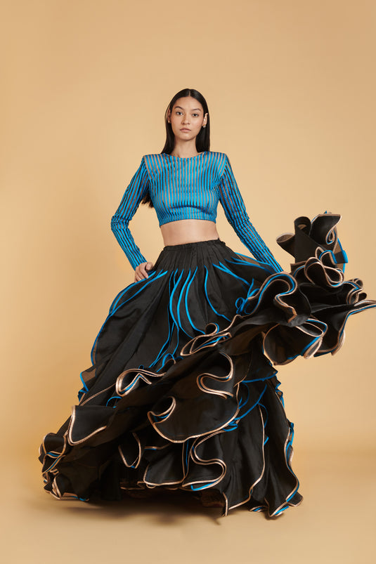 sometsuke Burakku Buru Gorudo Sheer Luxe Tulip