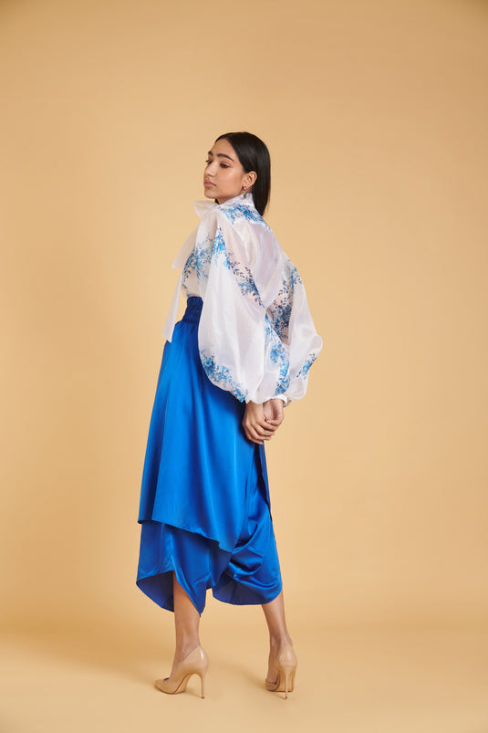 sometsuke Zoge Buru Sheer Luxe Striped Flora