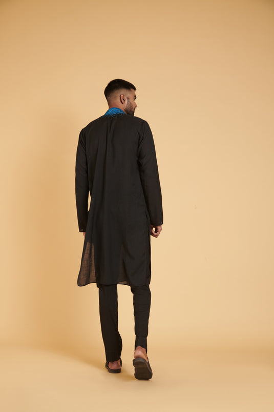 sometsuke Burakku Buru Glam Breather Kurta