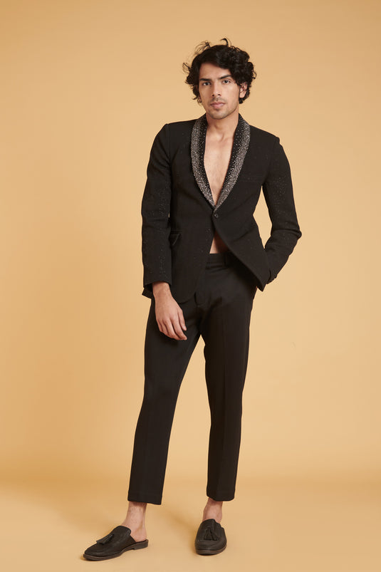 sometsuke Burakku Stretch Glam Gradient Blazer