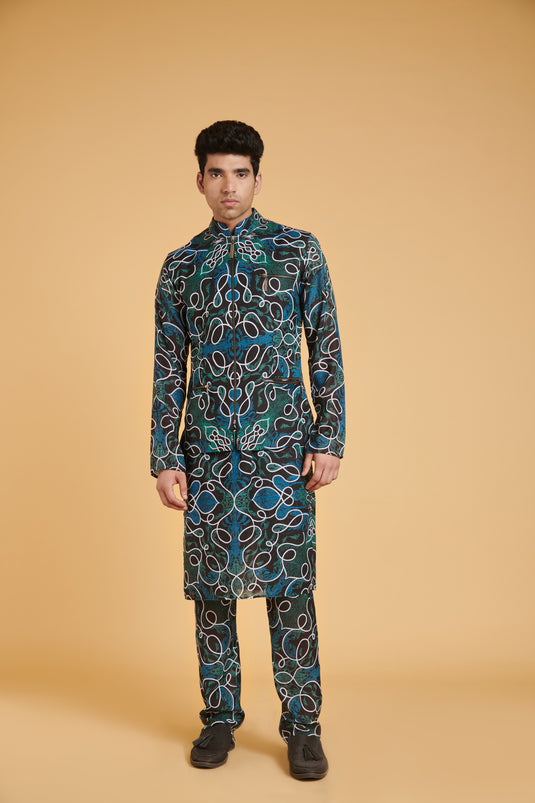 sometsuke Emerarudo Kabil Kurta