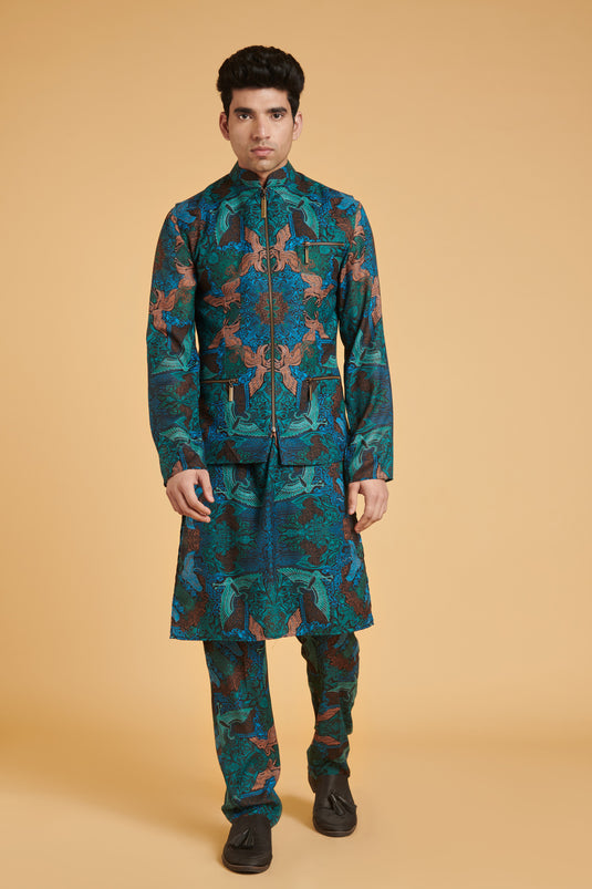 sometsuke Emerarudo Tori Kurta