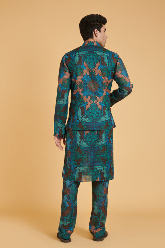 sometsuke Emerarudo Tori Kurta