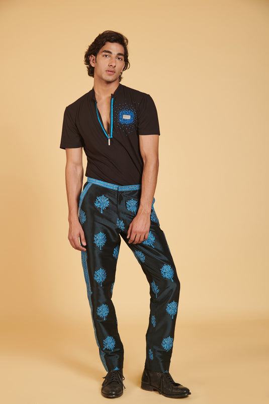 sometsuke Burakku Buru Glam Gradient Tee