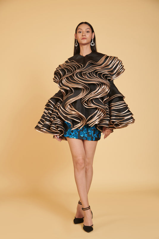 sometsuke Burakku Gorudo Sheer Luxe Cascade Big