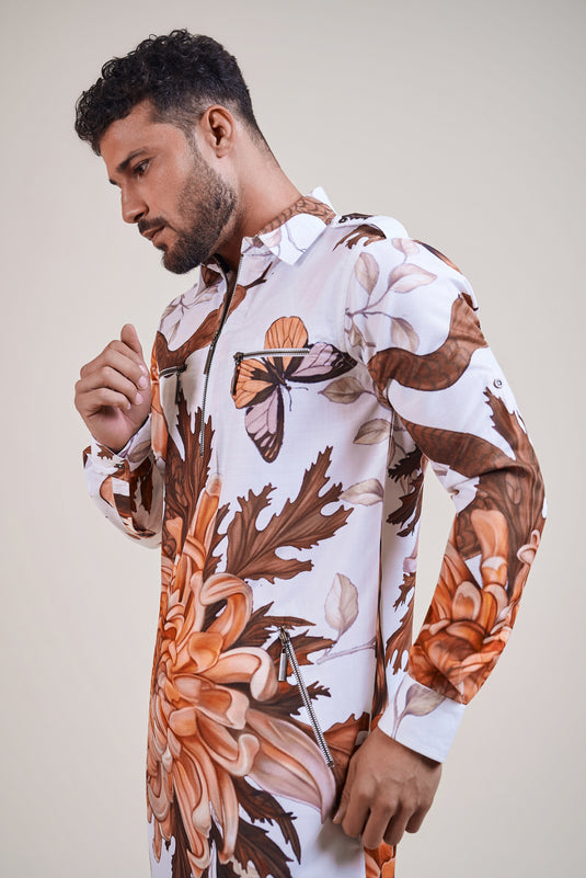 Garden of Eden ivory snake  pathani kurta