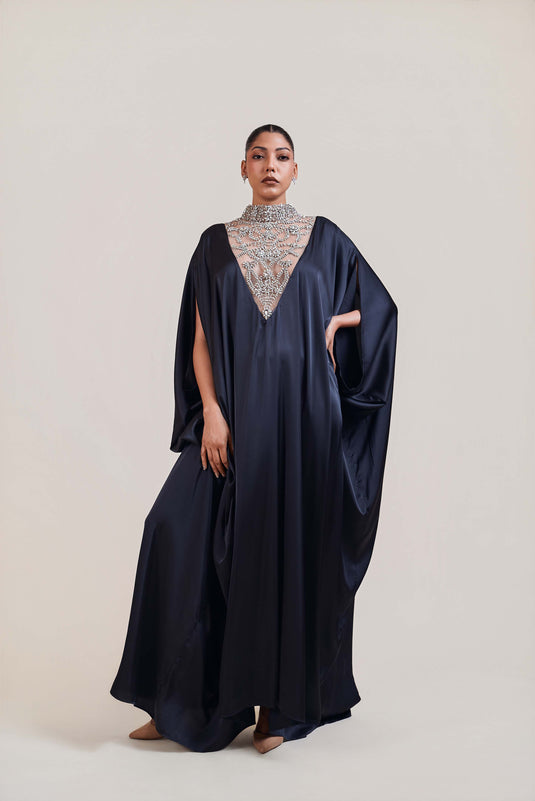 Caligula’s Feast black rhinestone kaftan