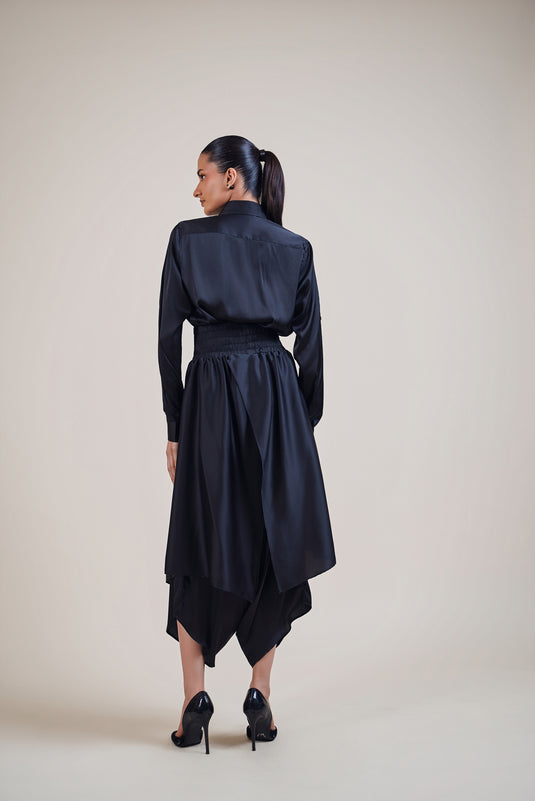 Fuss it black flap dhoti
