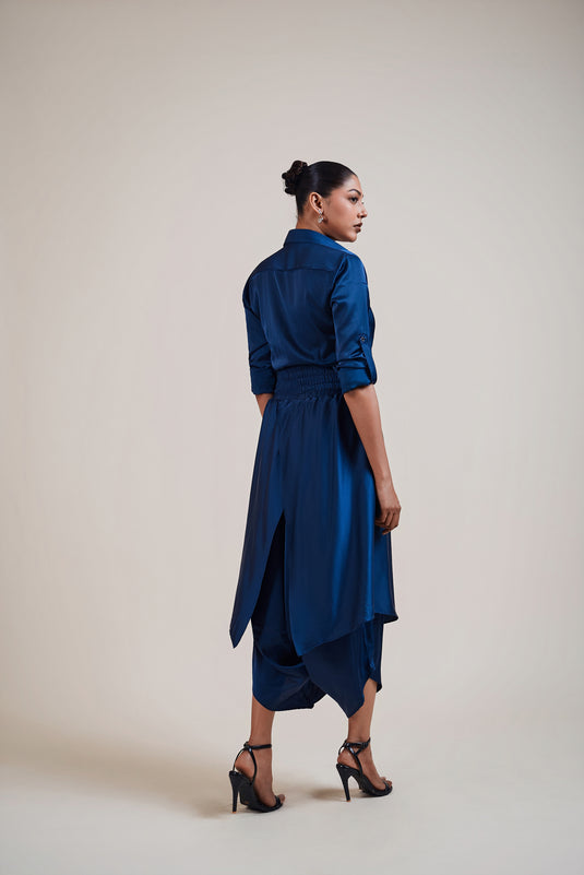 Fuss it navy flap dhoti