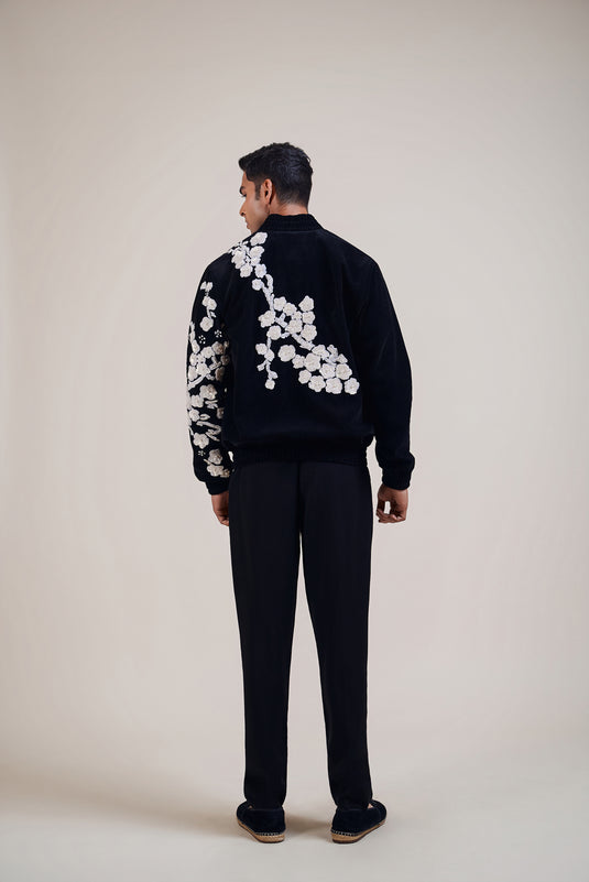 Fuss black cherry blossom bomber