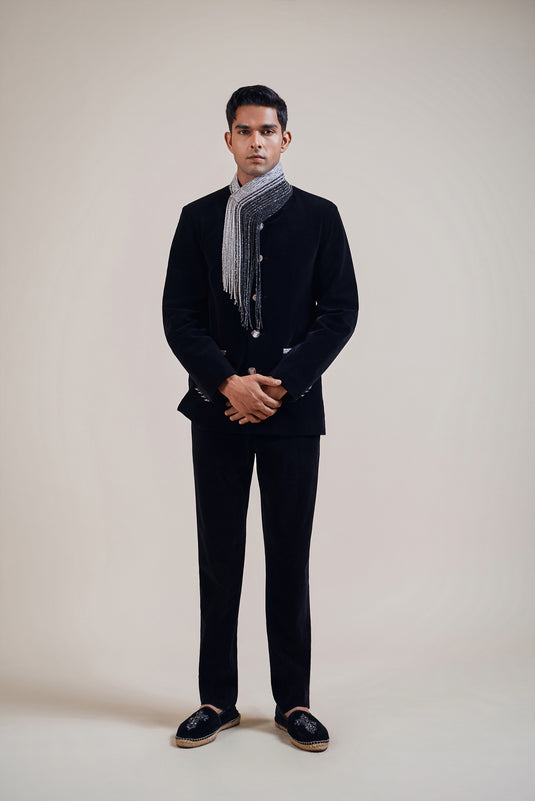 Checkmate black crystal rope jacket