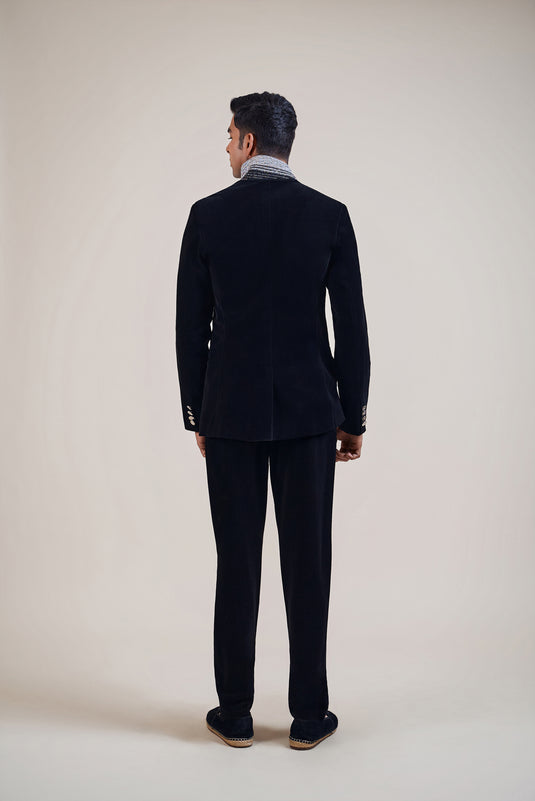 Checkmate black crystal rope jacket