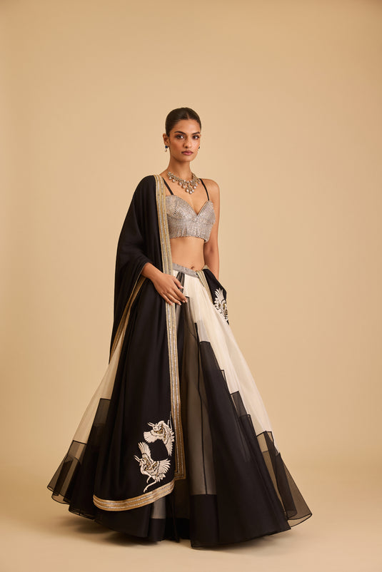 Miraas stork dupatta