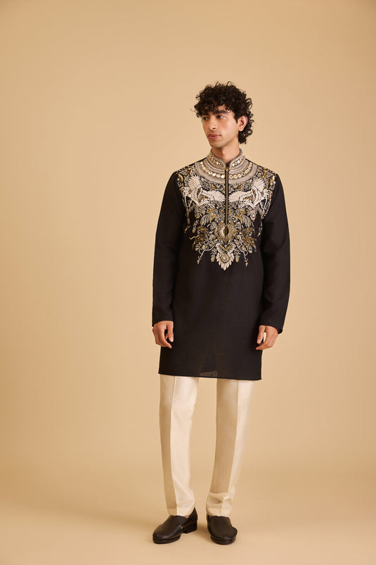 Miraas stork yoke kurta
