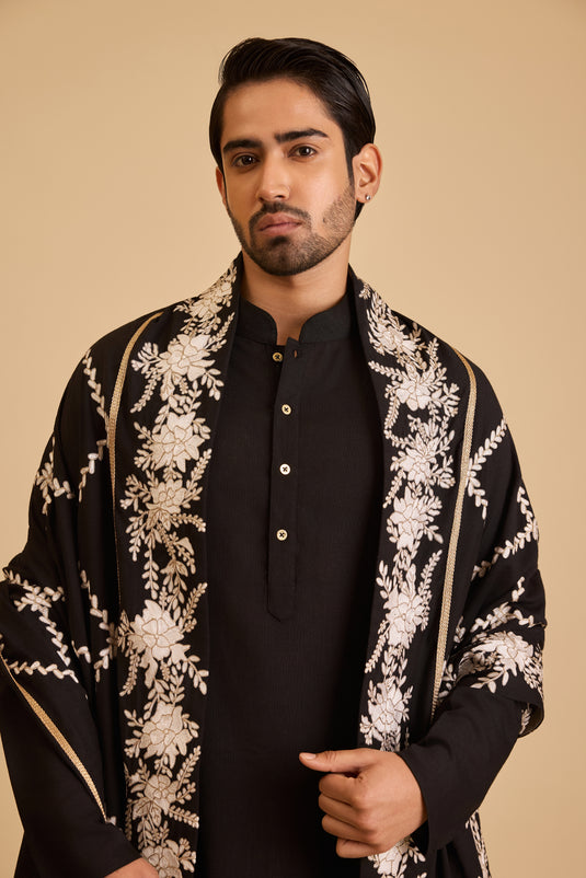 Miraas drape kurta mix dupatta