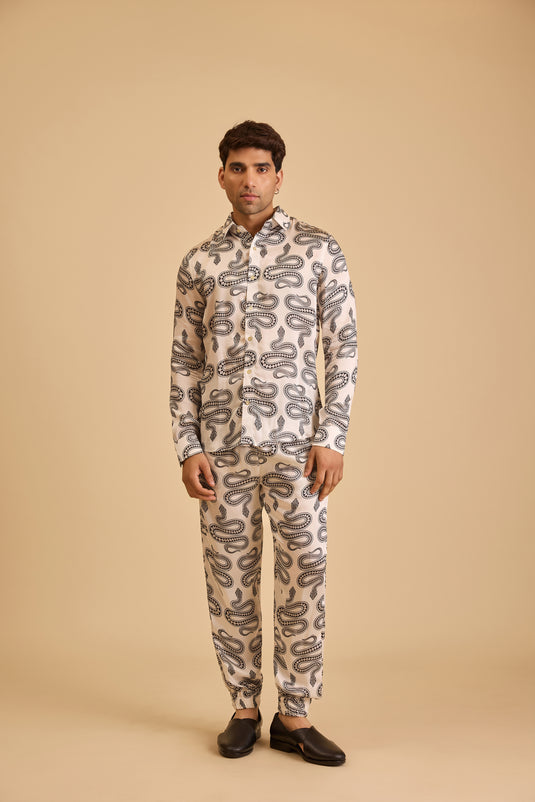 Miraas snake print coord