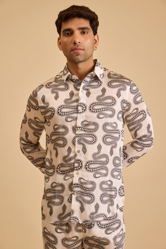Miraas snake print coord