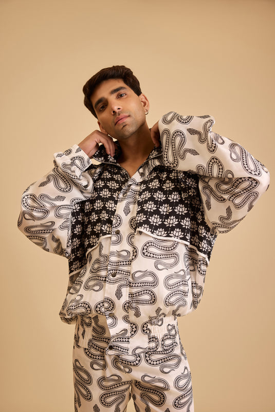 Miraas snake lotus print marshmallow