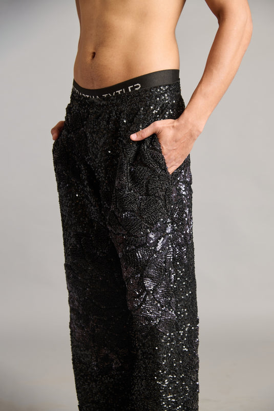 NS 3D sequin pants