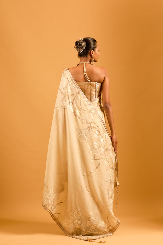 Trifecta gold corset