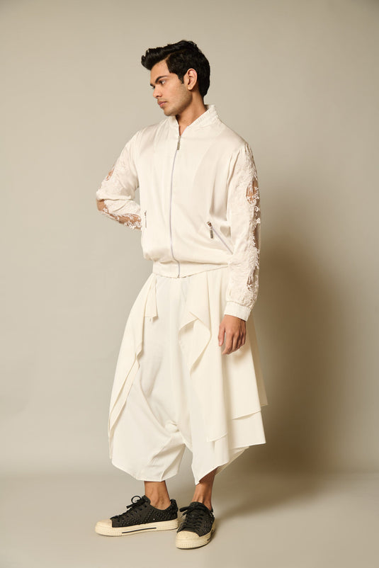 Checkmate Ivory Ivory flap dhoti