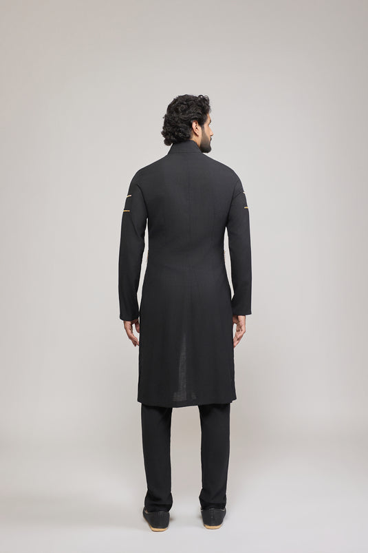 Unapologetic zipper sherwani kurta