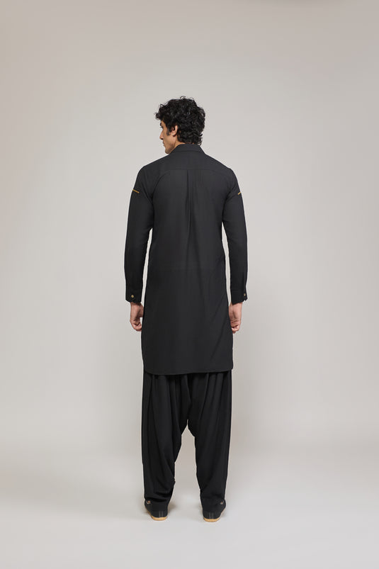 Unapologetic zipper pathani kurta