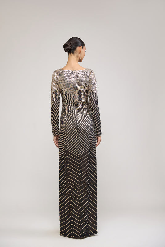 Unapologetic gota black gown