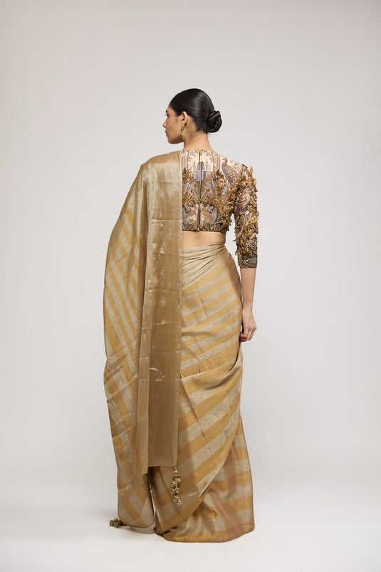 Unapologetic 3D wildlife saree
