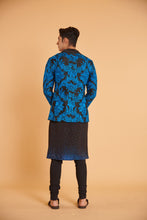 Load image into Gallery viewer, Noir knit cerulean glam traditional casual