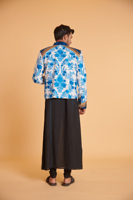 husn Noir cerulean traditional casual
