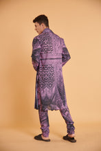 Load image into Gallery viewer, Mughal grape traditional casual drape