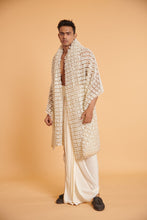 Load image into Gallery viewer, Vanilla gilded traditional dhoti