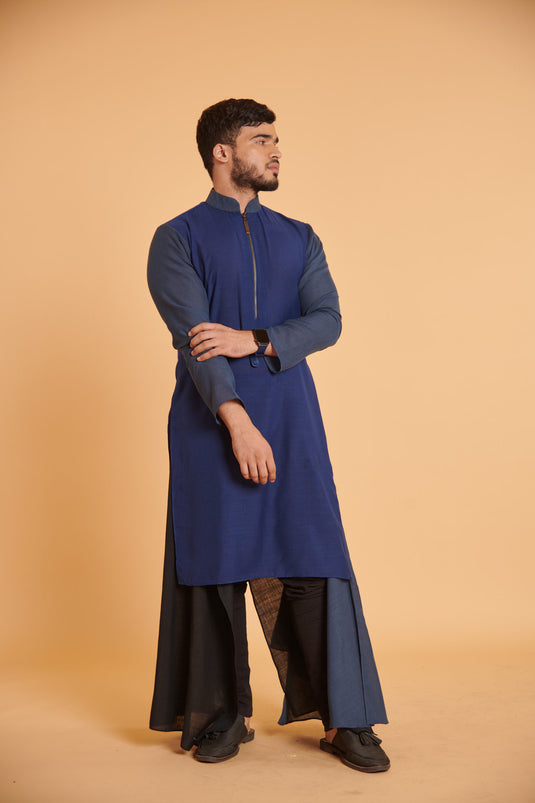 husn Navy trio tone traditional casual