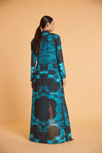 Load image into Gallery viewer, Mughal cerulean long traditional jacket