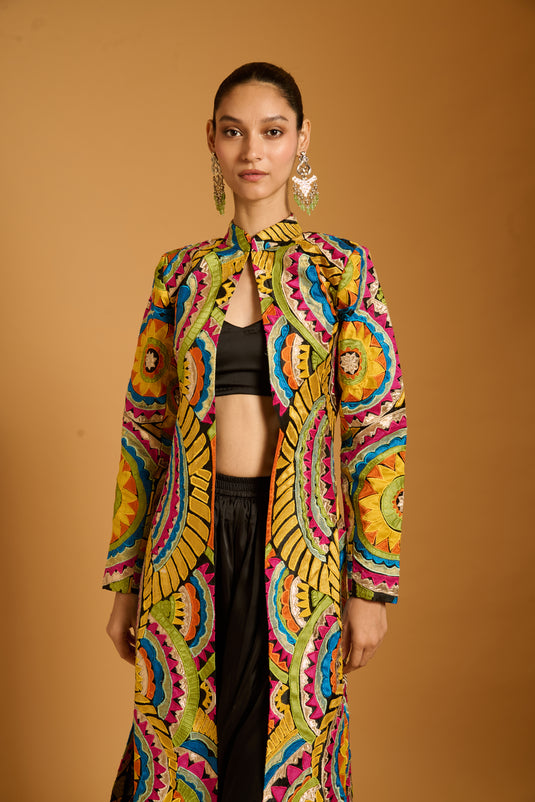 Trifecta multicolor mandala jacket
