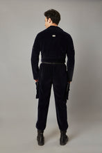 Load image into Gallery viewer, Neo Luxe Cropped Combat Navy Him