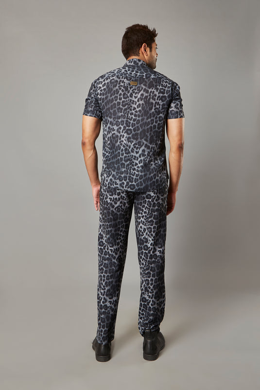 Grey Safari Shirt Him