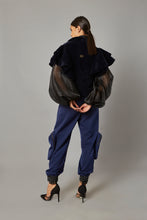 Load image into Gallery viewer, Stretch Sheen Combat Joggers Navy