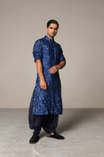 Load image into Gallery viewer, Blue Bling Bling Kurta