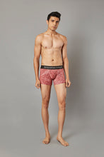 Load image into Gallery viewer, Maroon Kaleidoscope Boxer Brief