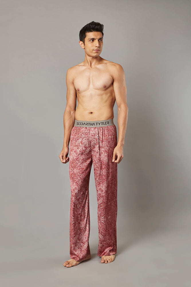 Maroon Kaleidoscope Pajama