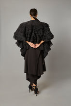 Load image into Gallery viewer, Sheer-Luxe Ruffle Black