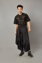 Load image into Gallery viewer, Stretch Sheen Neo-Dhoti Black Him
