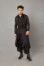 Load image into Gallery viewer, Stretch Sheen Neo-Dhoti Black Him