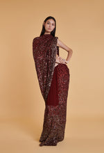 Load image into Gallery viewer, Oxblood Bling Bling Ombre Classic Drape
